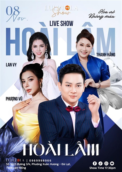 HOÀI LÂM • K/M THANH HẰNG • PHƯỢNG VŨ • LAN VY |MINI SHOW HOÀI LÂM • HOA NỞ KHÔNG MÀU